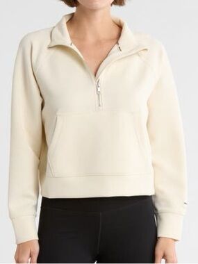 DKNY Sport Highline Ribbed Half-Zip Pullover